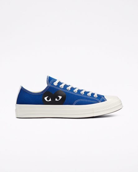 Dámské Boty Nízké Converse x Comme des Garçons PLAY Chuck 70 Blankyt Černé | CZ 31OLQ10